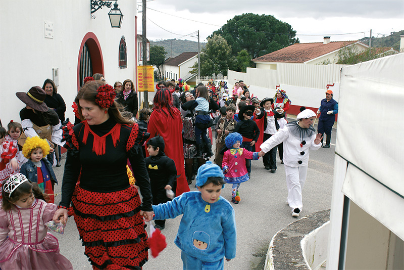 Aspecto do desfile.